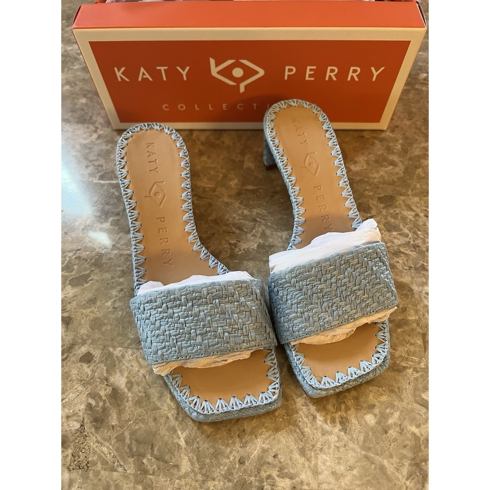Wandering Sky Blue Slide Women's Size 5.5 NEW Sandal Spring Summer Katy Perry .. - Picture 2 of 6